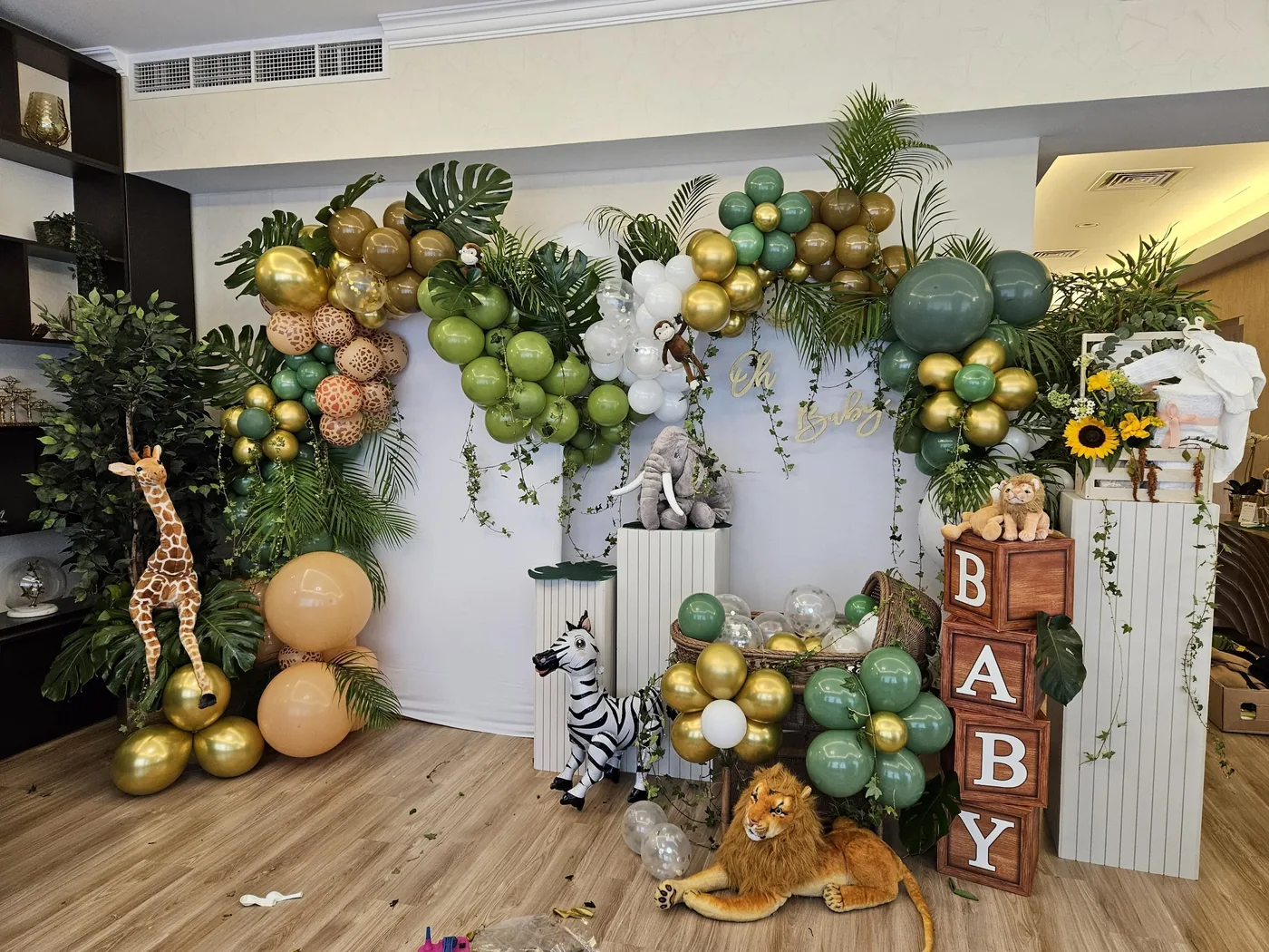 Baby shower Jungle theme